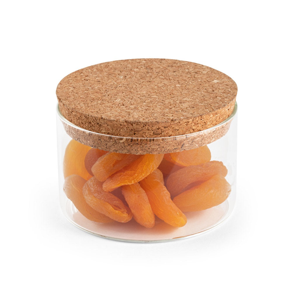 SPICE 380. Borosilicate glass canister with bamboo lid 380 mL