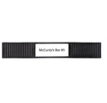 Custom Rubber Bar Mat with Rectangle Imprint Area - 22.75L″ x 3.4″W