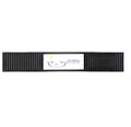 Custom Rubber Bar Mat with Rectangle Imprint Area - 22.75L″ x 3.4″W