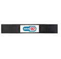 Custom Rubber Bar Mat with Rectangle Imprint Area - 22.75L″ x 3.4″W