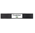 Custom Rubber Bar Mat with Rectangle Imprint Area - 22.75L″ x 3.4″W