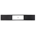 Custom Rubber Bar Mat with Rectangle Imprint Area - 22.75L″ x 3.4″W