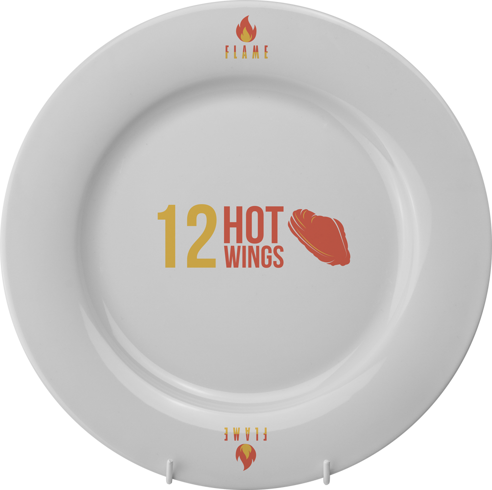 12 Inch Winged Plate