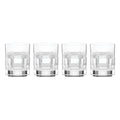 Hudson Crystal Double Old Fashion Glasses - Set Of 4