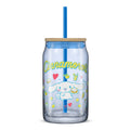 Hello Kitty® and Friends Favorite Flavor Cinnamoroll Glass Tumbler with Bamboo Lid and Straw