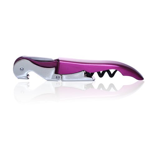 Corkscrew - Double Lever - Stainless Steel Candy Coated