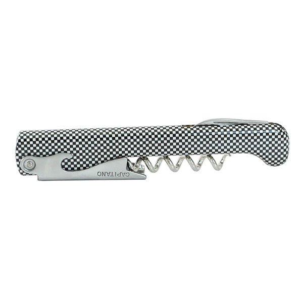 Wine Opener - Capitano® - Waiter's Corkscrew with Checker Handle
