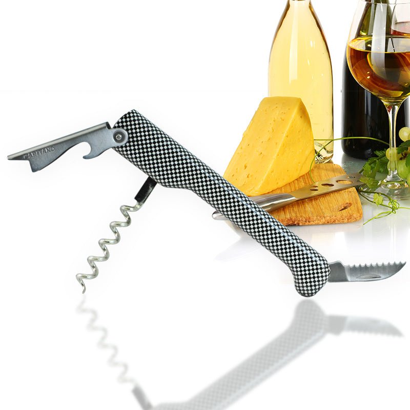 Wine Opener - Capitano® - Waiter's Corkscrew with Checker Handle