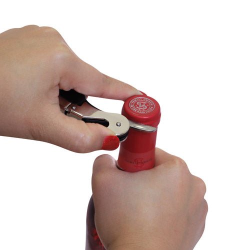 Corkscrews - Double Lever - Maroon, Stainless Steel and Black