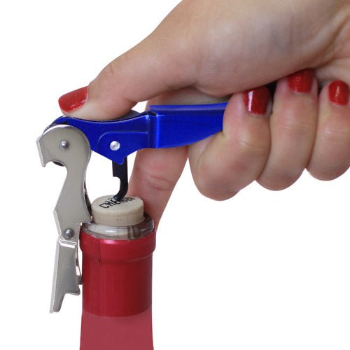 Corkscrew - Double Lever - Stainless Steel Candy Coated