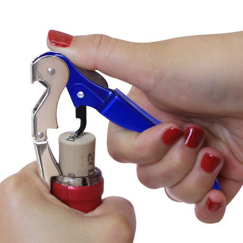 Corkscrew - Double Lever - Stainless Steel Candy Coated