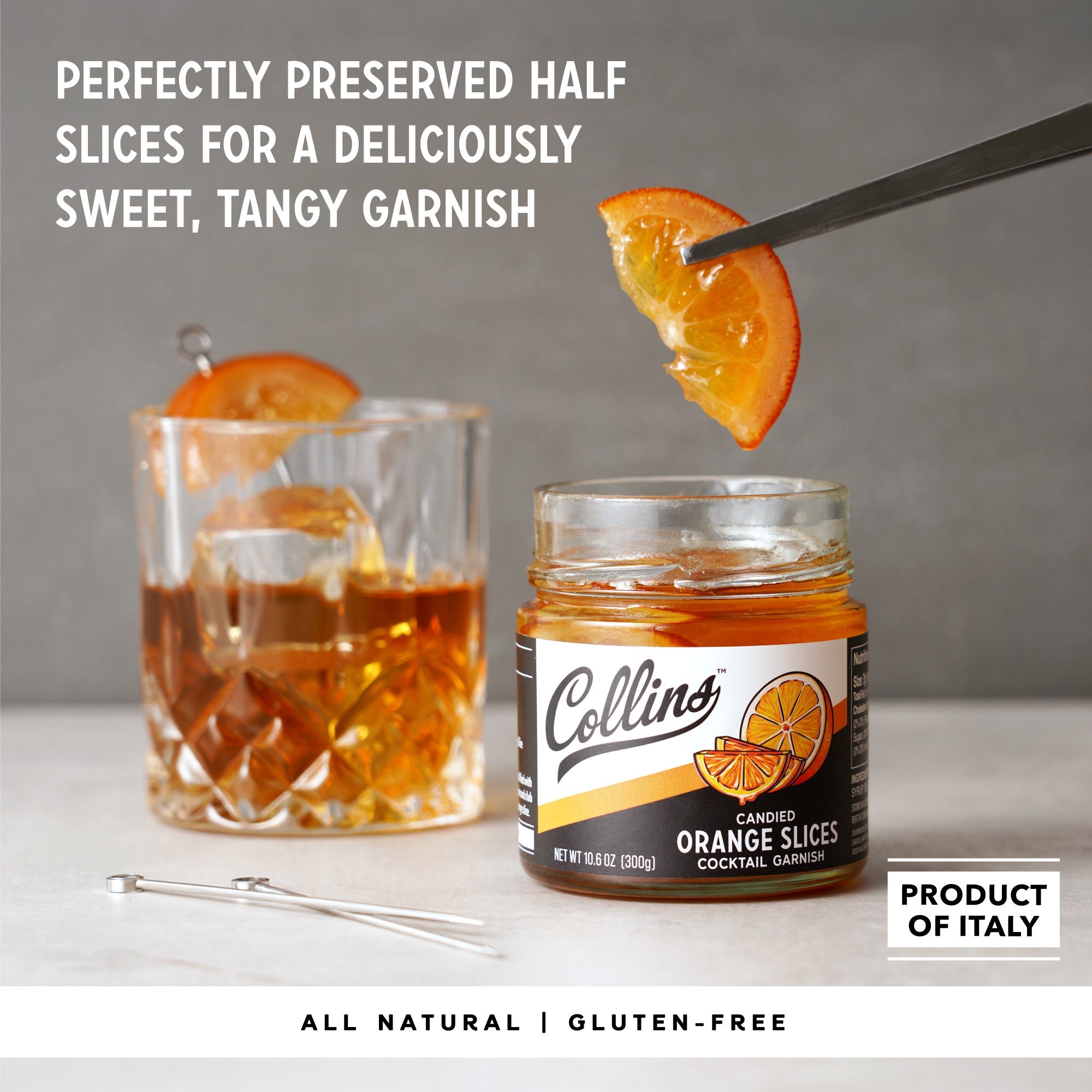 Candied Orange Slices in Syrup 10.6 oz