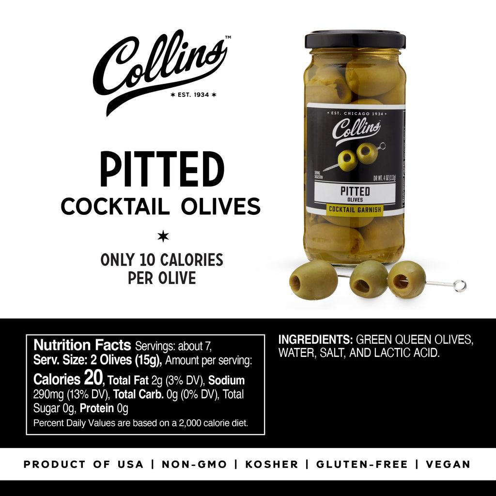 Pitted Olives 4 oz