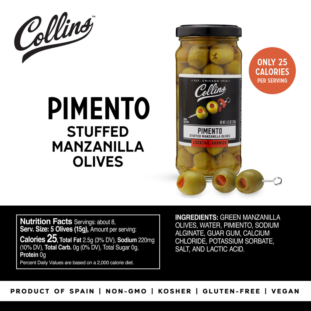 Manzanilla Martini Pimento Olives 5 oz